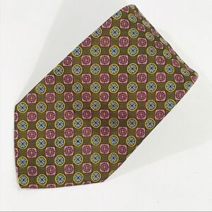 Resilio Geometric Shape Tie Black Yellow Blue Pink